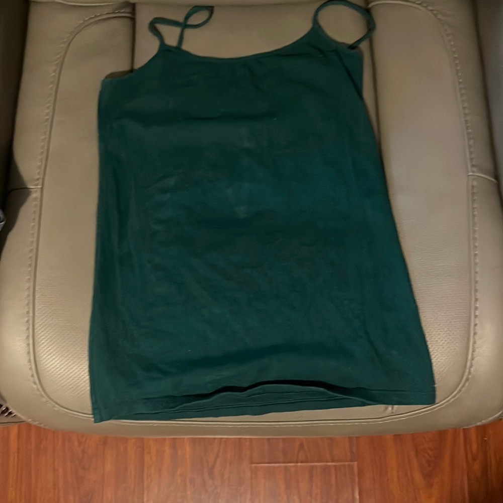 Green tank top